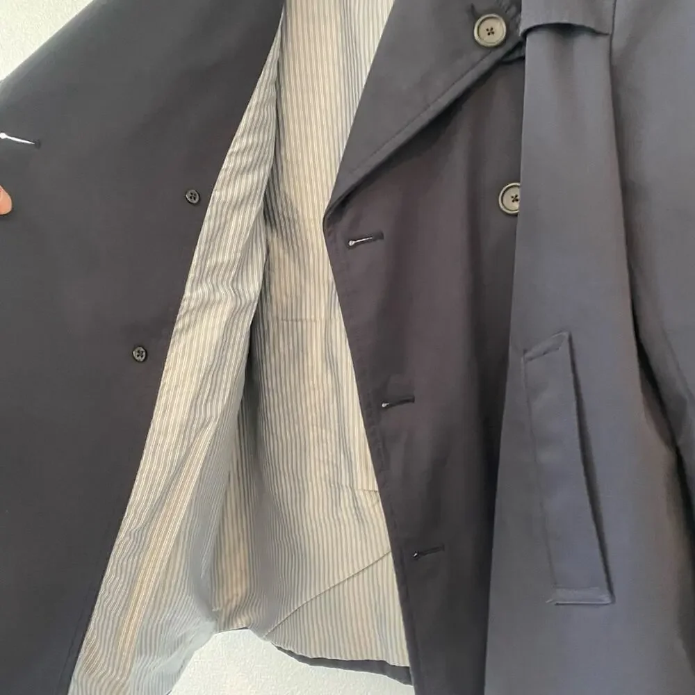 Banana Republic Men's Trench Coat Peacoat - Medium